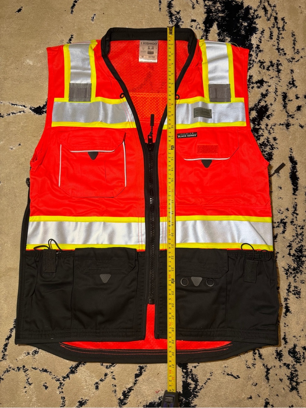 High-Visibility Safety Work Vest NEW KISHIGO